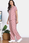 Zivame Lounge Lines Pyjama Set - Antique White — thumbnail 3